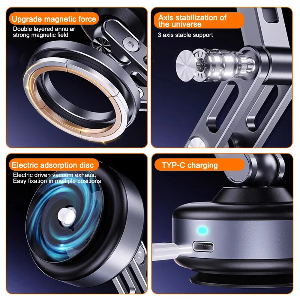 Universal 360° Rotation Magnetisk Bil Telefon Holder