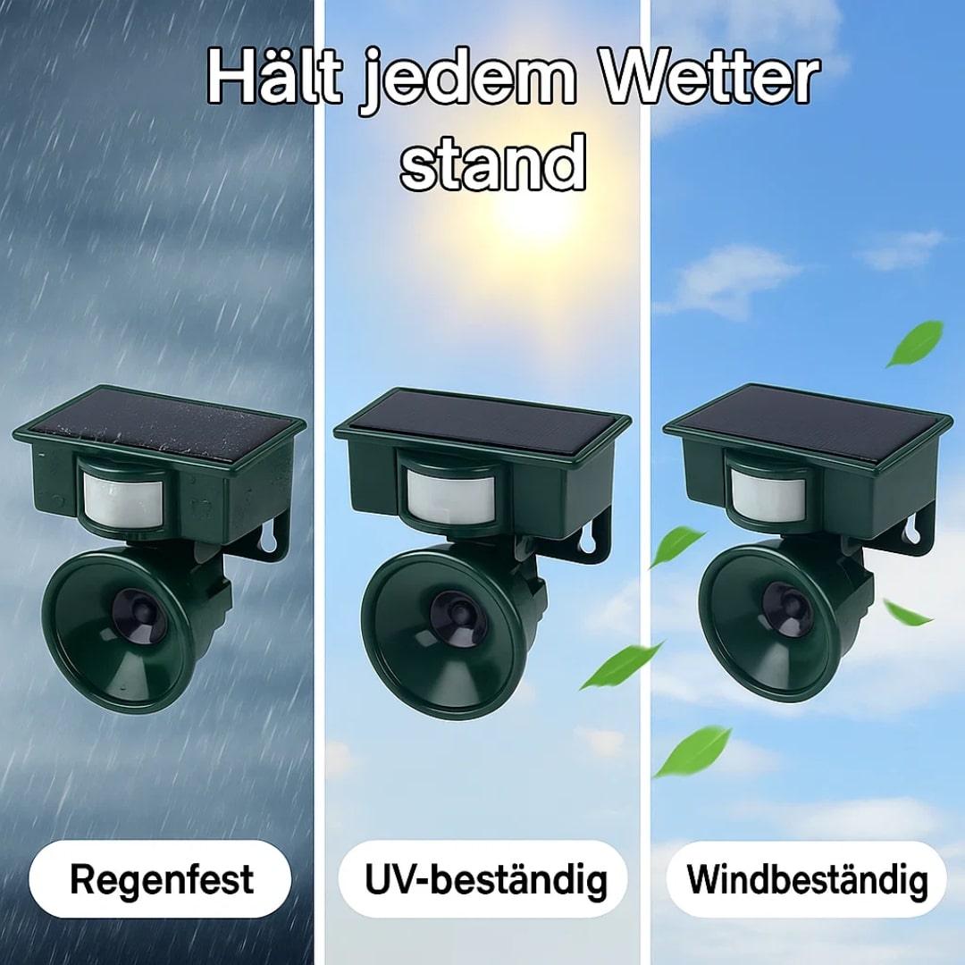 Skydere væk fra balkon & have | Fugleafvisningsenhed | FugleBlock