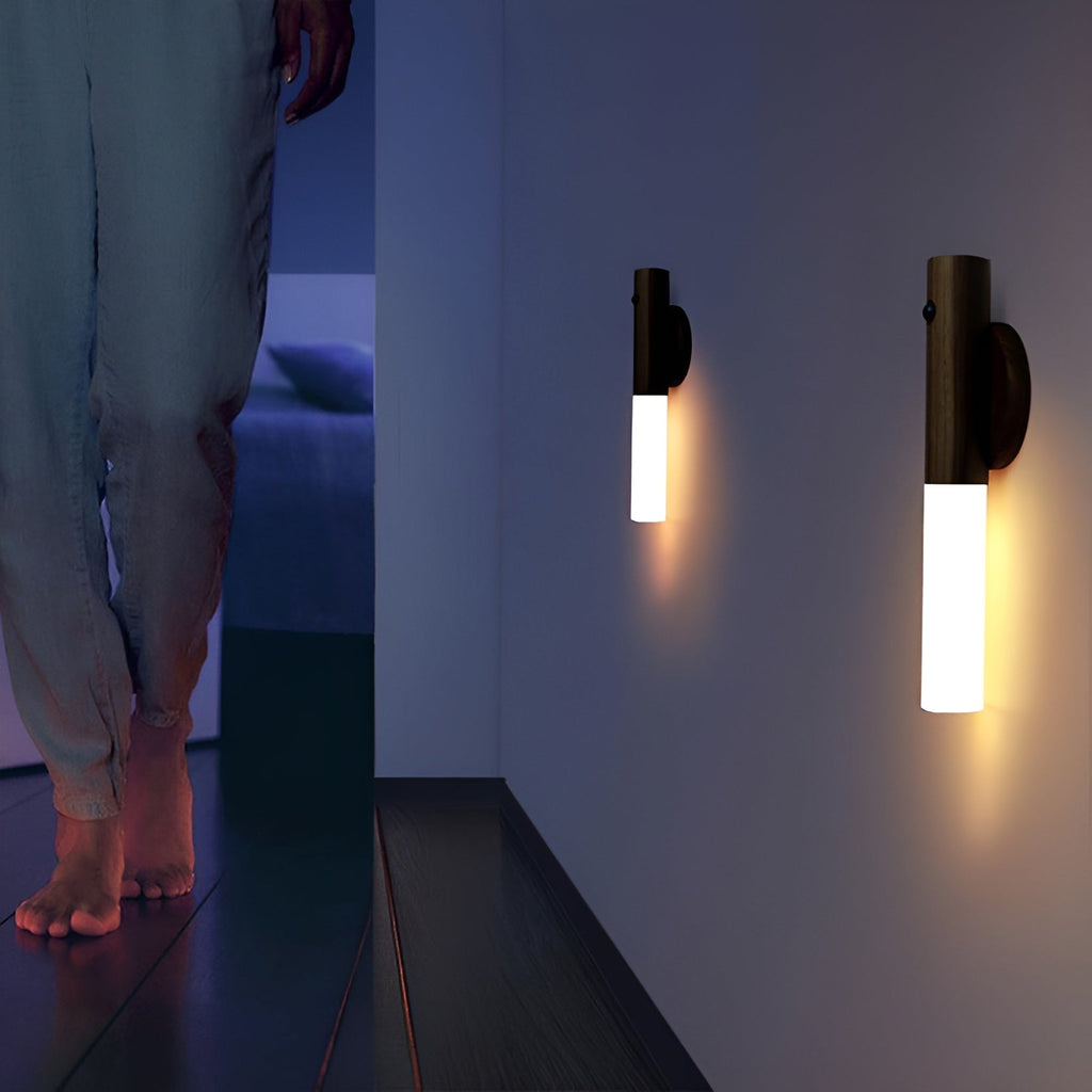 Væglampe til indendørs brug med bevægelsessensor & genopladeligt batteri | Trådløs lampe | NordLicht
