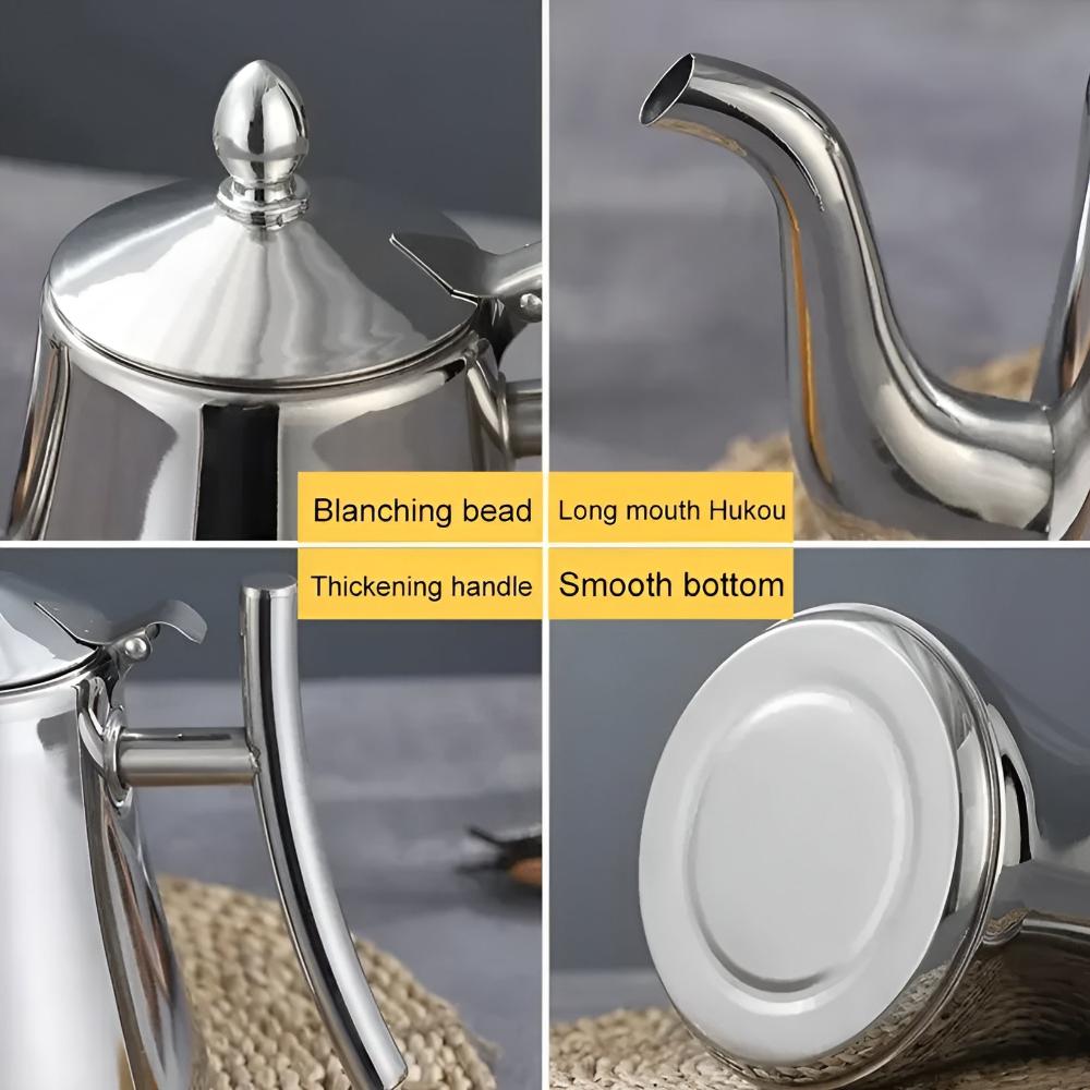 Elkedel med filter i rustfrit stål | Vandkedel med si | Teekedel | Stahlia