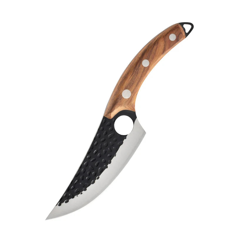 Huusk Kniv Håndlavet Køkkenkniv Med Premium Kontrol Til Hjemmekokke
