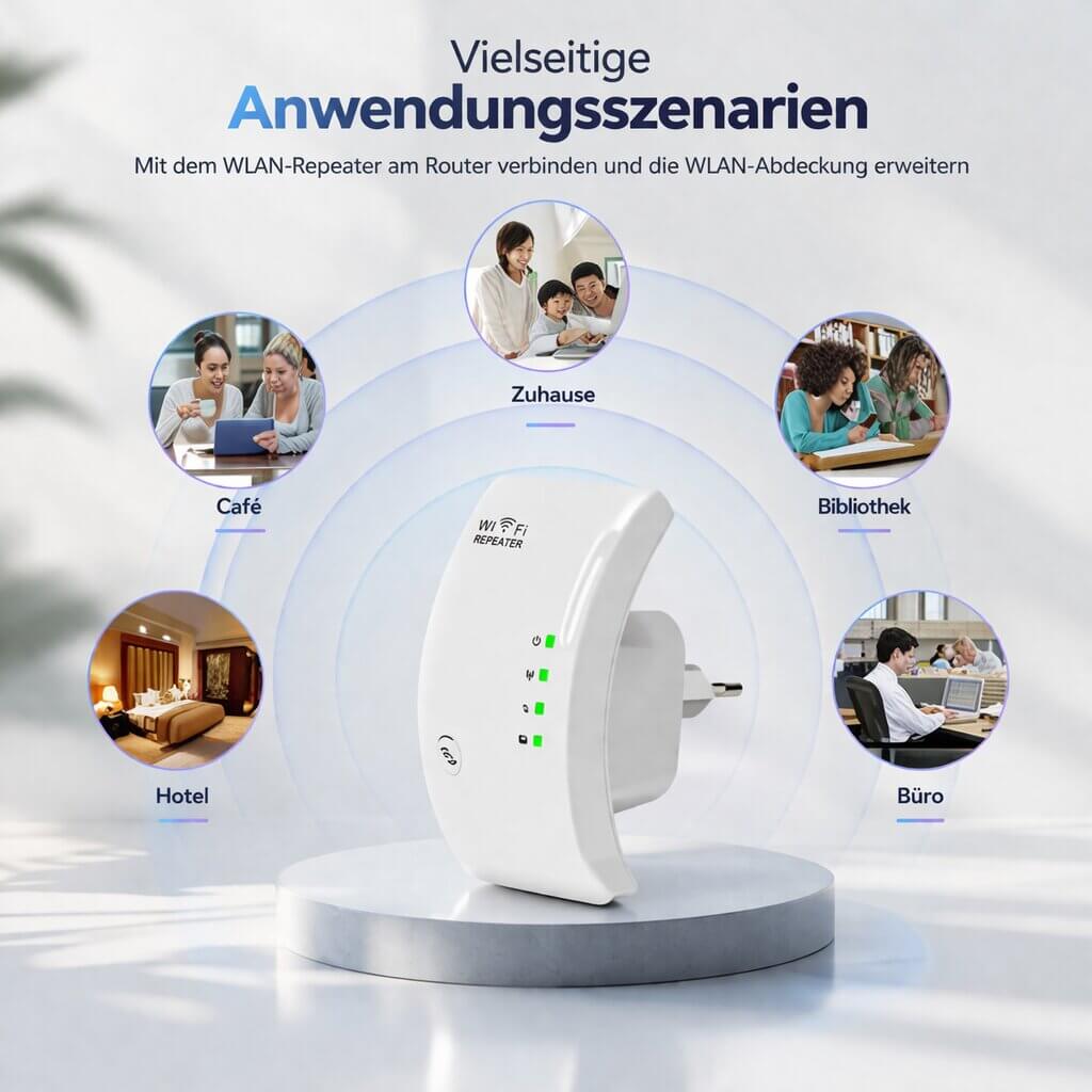 WLAN Repeater & Forstærker | WLAN Signalforstærker | Netviora