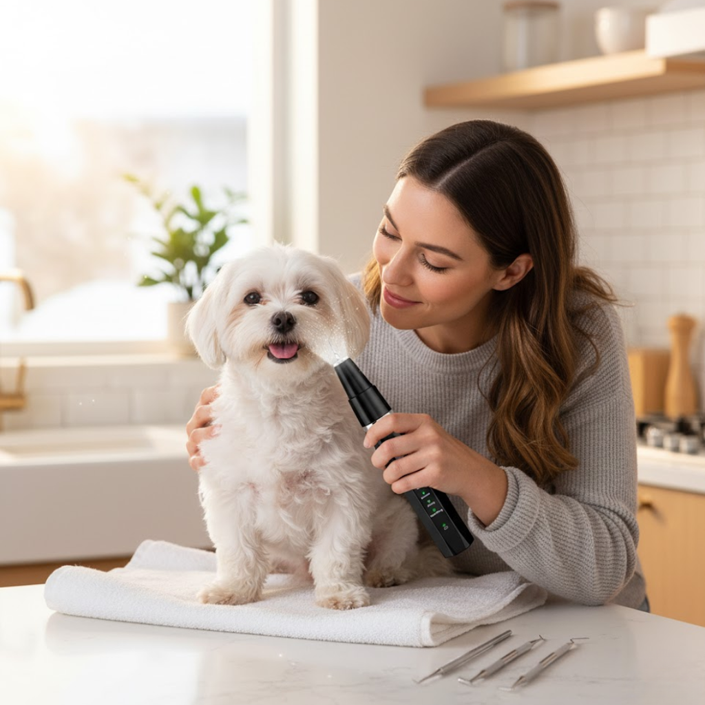 Fjern tandsten hos hunde & katte | Husdyr tandpleje | Tandrenser | PlaqueFri